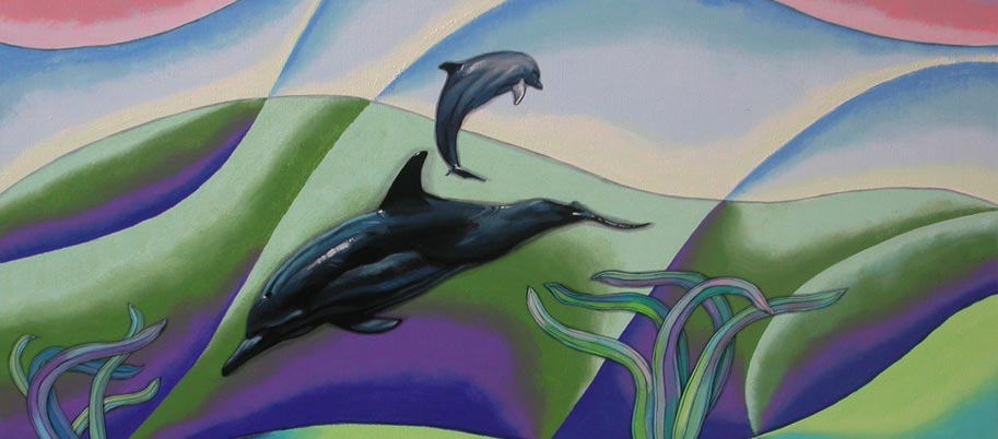 <strong>Dietro l'angolo</strong> - acrilico su tavola - cm 83x60